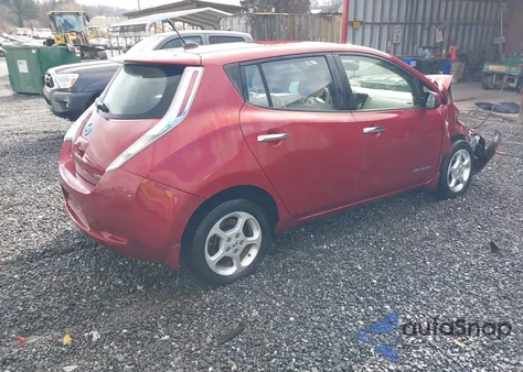 2012 Nissan Leaf Sl z USA, uszkodzony, nr VIN JN1AZ0CP4CT025508